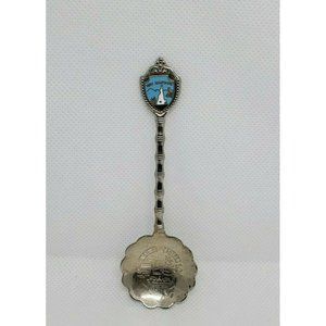 New Hampshire Scallop Shape Collectible Engraved Mini Silver Spoon Home Décor